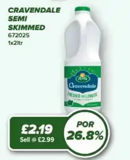 Bestway Cravendale semi skimmed offer