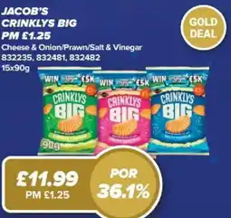 Bestway Jacob's crinklys big offer