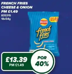 Bestway Walkers french fries offer
