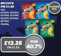 Bestway McCoy's crisps offer