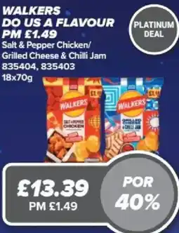 Bestway Walkers do us a flavour offer