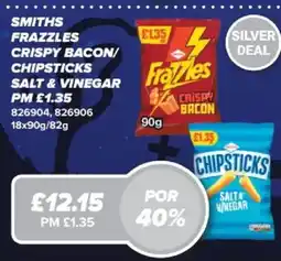 Bestway Smiths frazzles crispy bacon/chipsticks offer