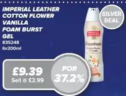 Bestway Imperial Leather foam burst gel offer