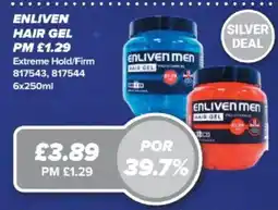 Bestway Enliven men hair gel offer