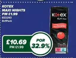 Bestway Kotex maxi nights offer