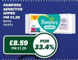 Bestway Pampers sensitive wipes offer