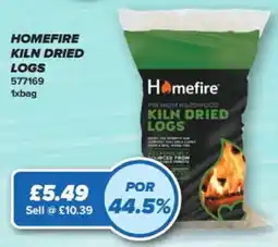 Bestway Homefire kiln dried logs offer