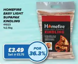 Bestway Homefire easy light supapak kindling offer