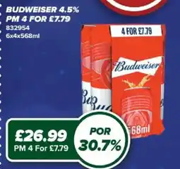 Bestway Budweiser offer