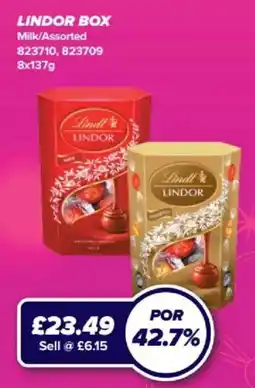 Bestway Lindt lindor box offer