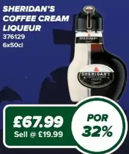 Bestway Sheridan's coffee cream liqueur offer