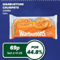 Bestway Warburtons crumpets offer