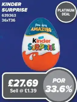 Bestway Kinder surprise offer
