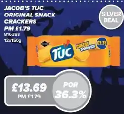 Bestway Jacob's tuc original snack crackers offer