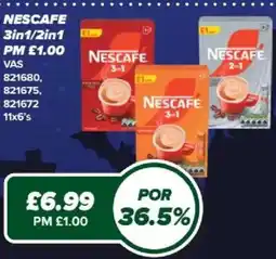 Bestway Nescafe 3in1/2in1 offer