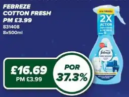 Bestway Febreze cotton fresh offer
