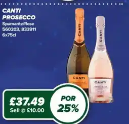 Bestway Canti prosecco offer