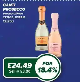 Bestway Canti prosecco offer