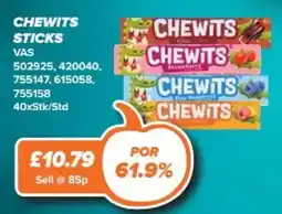 Bestway Chewits sticks offer