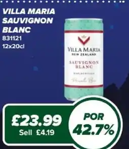 Bestway Villa Maria sauvignon blanc offer