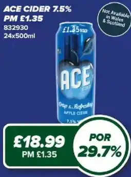 Bestway Ace cider offer