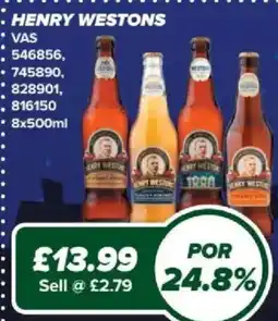 Bestway Henry Westons offer