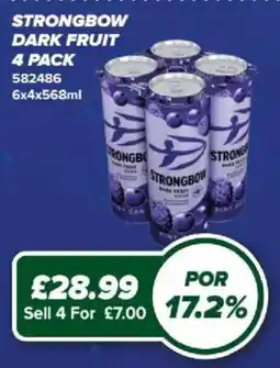 Bestway Strongbow dark fruit offer