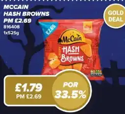 Bestway McCain hash browns offer