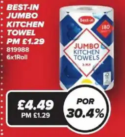 Bestway Best-in jumbo kitchen towels offer