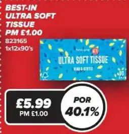 Bestway Best-in ultra soft tissue offer
