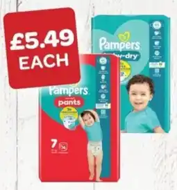 Spar Pampers pants offer