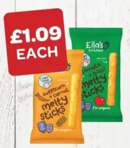 Spar Ella's kitchen melty sticks offer