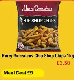 Iceland Harry Ramsdens chip shop chips offer