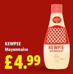 Lidl Kewpie Mayonnaise offer