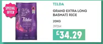 Tilda Grand Extra Long Basmati Rice