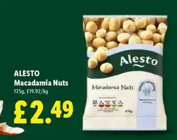 Lidl ALESTO Macadamia Nuts offer