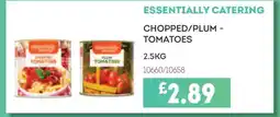 Bestway Essentially Catering Chopped/Plum Tomatoes offer