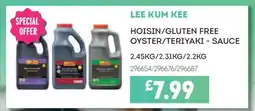 Bestway LEE KUM KEE HOISIN/GLUTEN FREE OYSTER/TERIYAKI - SAUCE offer