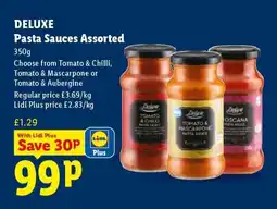 Lidl Deluxe Pasta Sauces Assorted offer