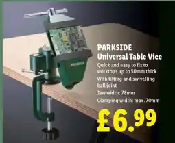 Lidl PARKSIDE Universal Table Vice offer