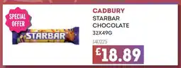 Bestway CADBURY STARBAR CHOCOLATE offer