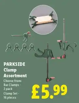 Lidl PARKSIDE Clamp Assortment offer