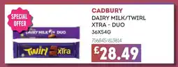 Bestway CADBURY DAIRY MILK/TWIRL XTRA - DUO offer