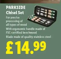 Lidl PARKSIDE Chisel Set offer