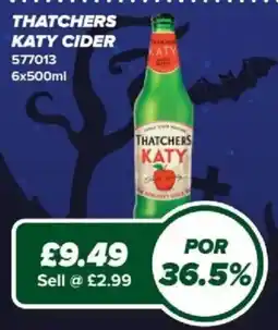 Bestway Thatchers katy cider offer