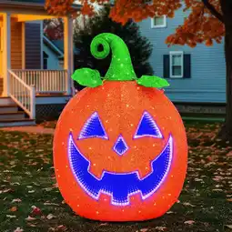 Costco Halloween 4ft (1.2m) LED Pumpkin with Infinity Mirrors offer