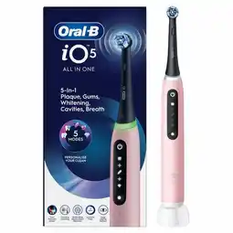 Costco Oral-B iO Series 5 Electric Toothbrush in Pink offer