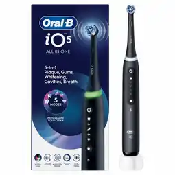 Costco Oral-B iO Series 5 Electric Toothbrush in Matt Black offer