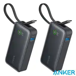 Costco Anker Nano 10k Power Bank with Built-in USB-C Cable 2-Pack offer