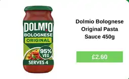 Morrisons Dolmio bolognese original pasta sauce offer